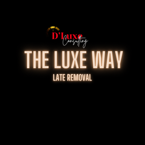 The Luxe removal 💪🏾