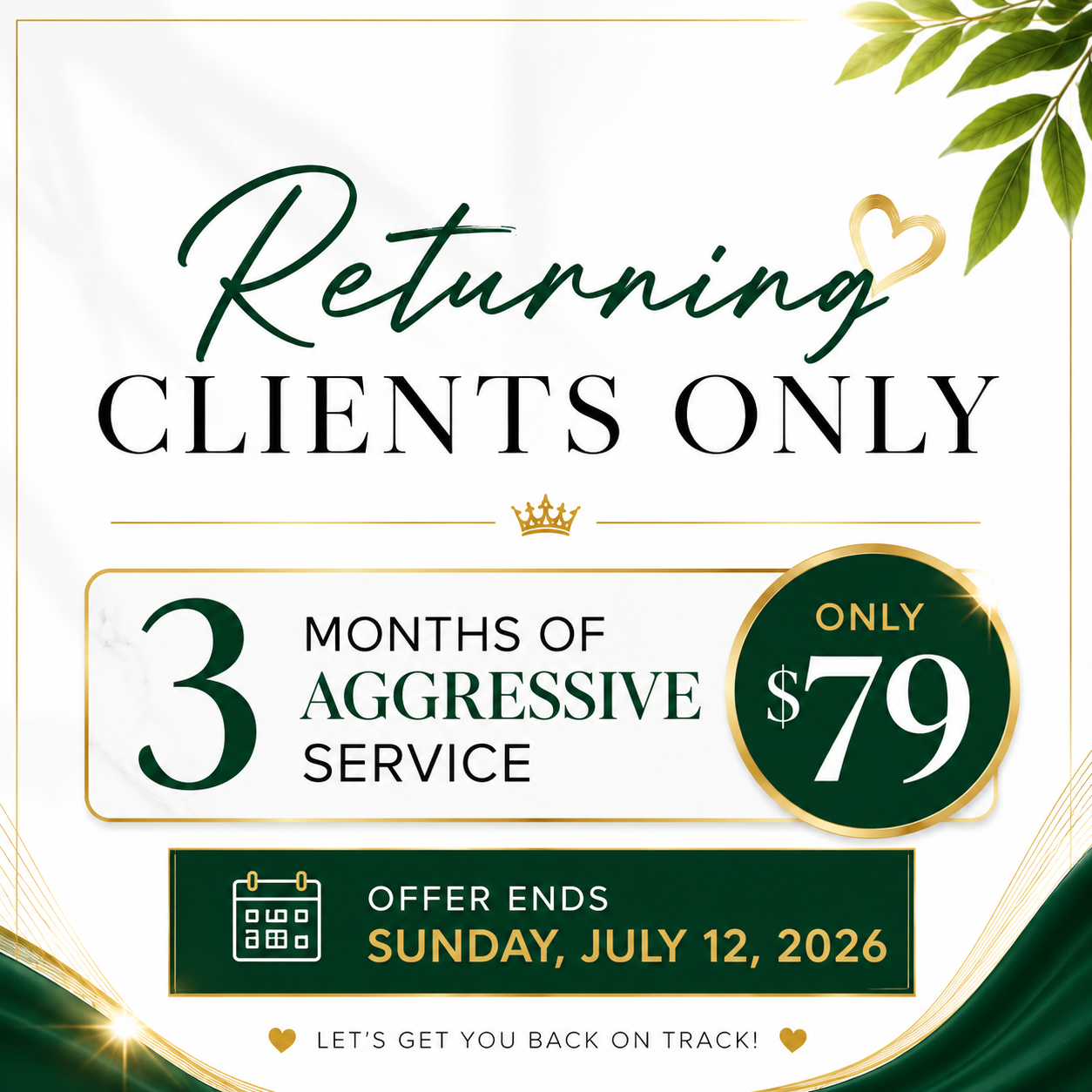 Returning Clients ONLY